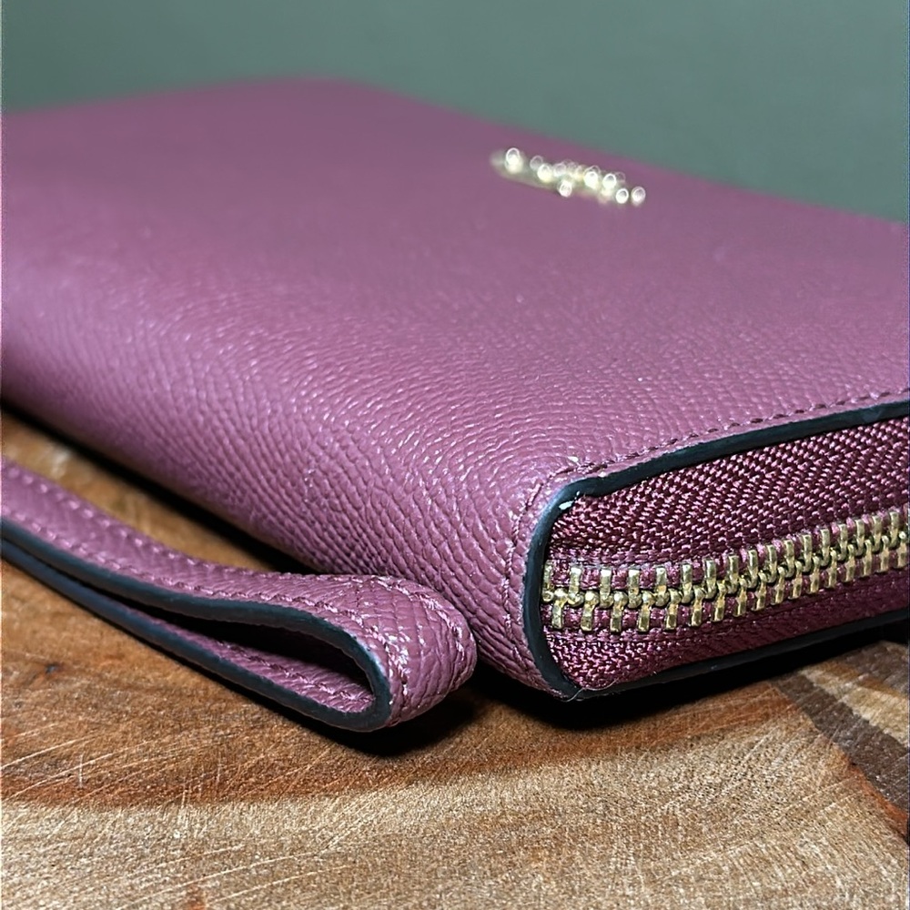 COACH Long Zip Around Wallet - Picture 6 of 16
